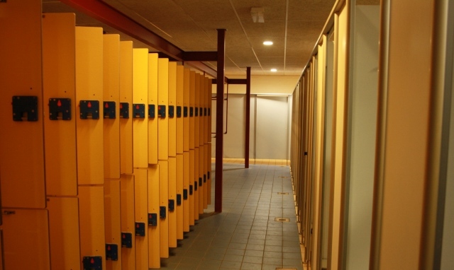 Kleedruimte met lockers